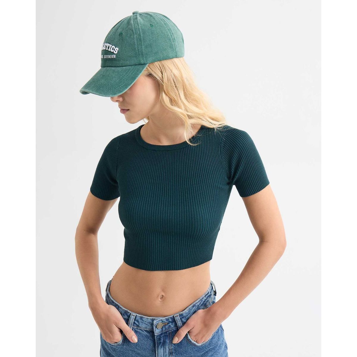 SEVEN SEVEN - Camiseta Para Mujer Manga Corta Color Verde Oscuro Marca Seven Seven #28096163