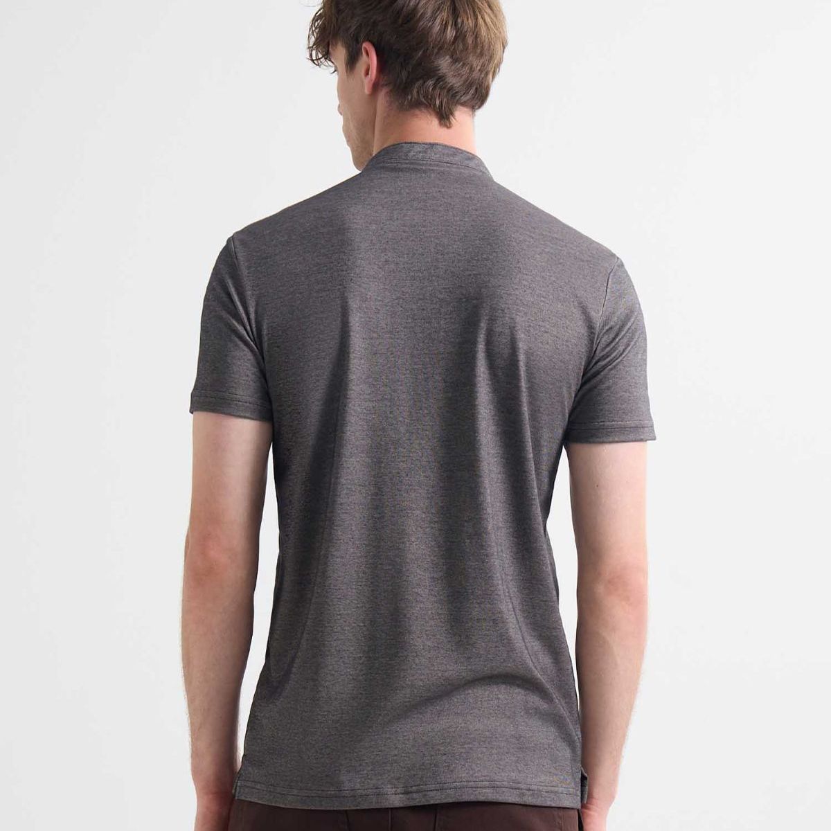 SEVEN SEVEN - Polo Para Hombre Cuello Mao  Color Gris  Marca Seven Seven #45110883