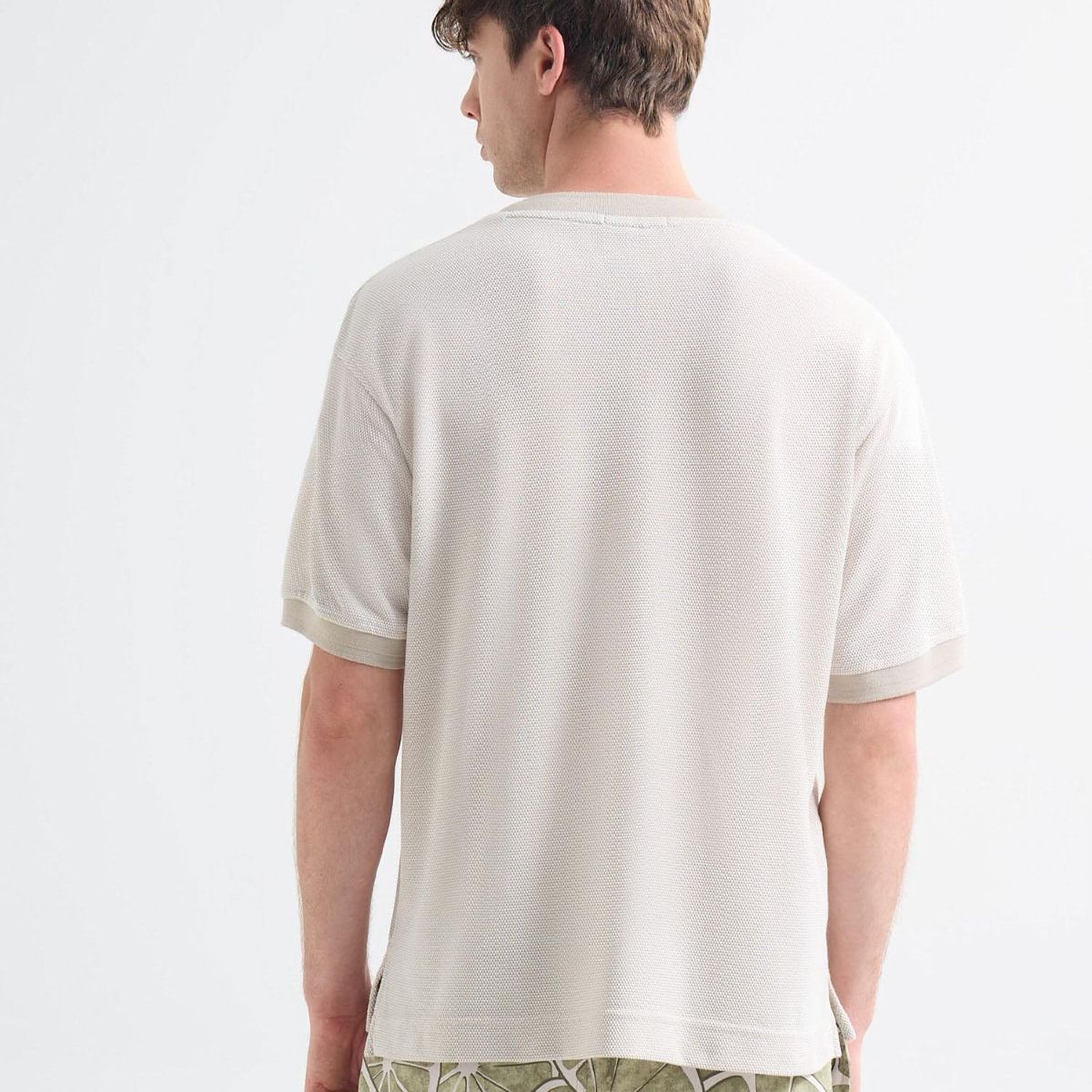 SEVEN SEVEN - Camiseta De Hombre  Color Crema Marca Seven Seven #45092696