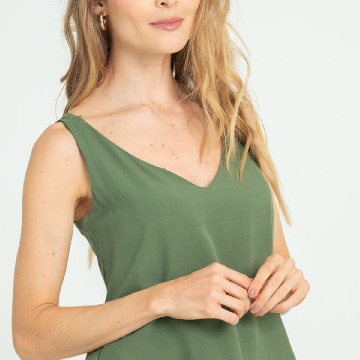 RAGGED - Blusa mucura Verde militar Ragged.