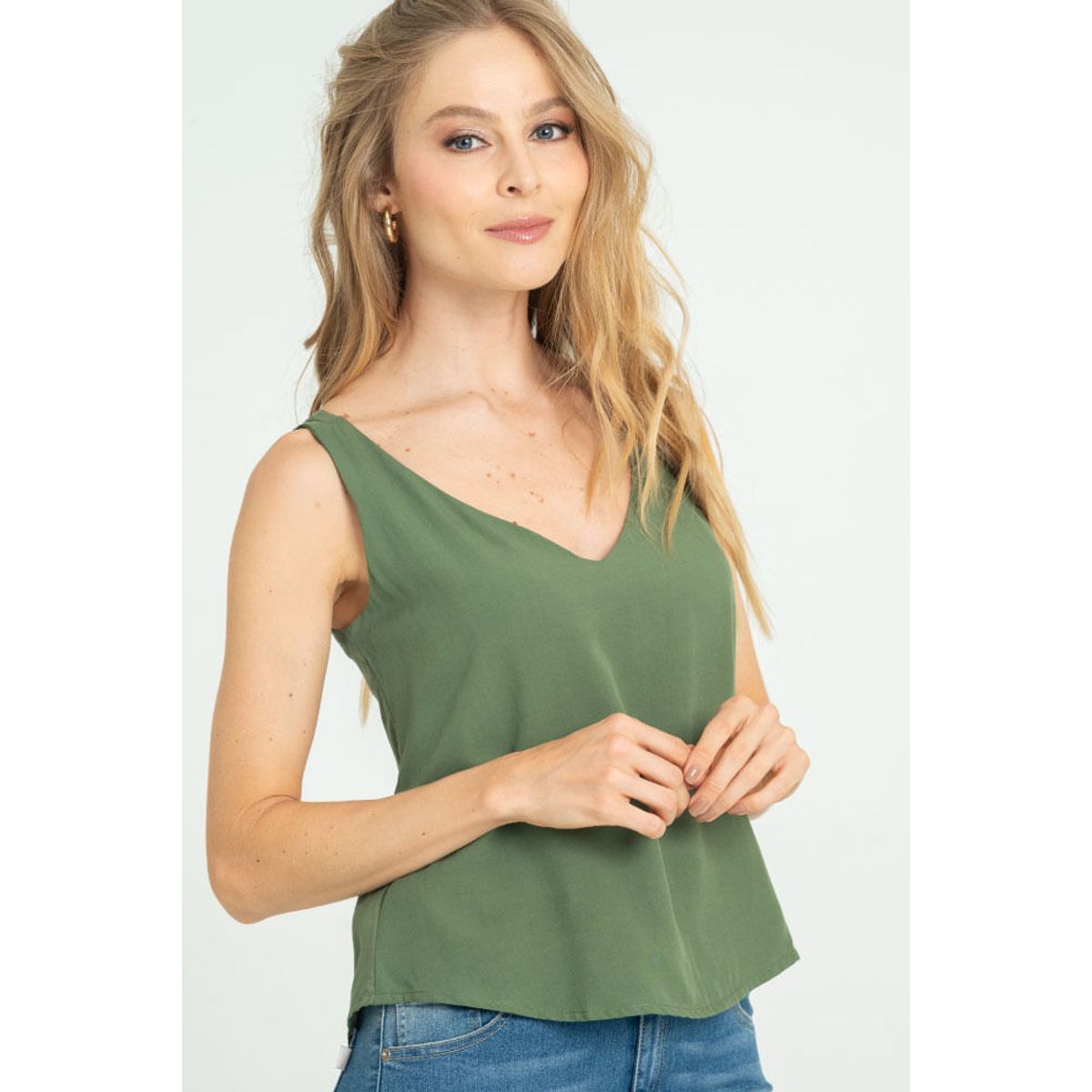 RAGGED - Blusa mucura Verde militar Ragged.