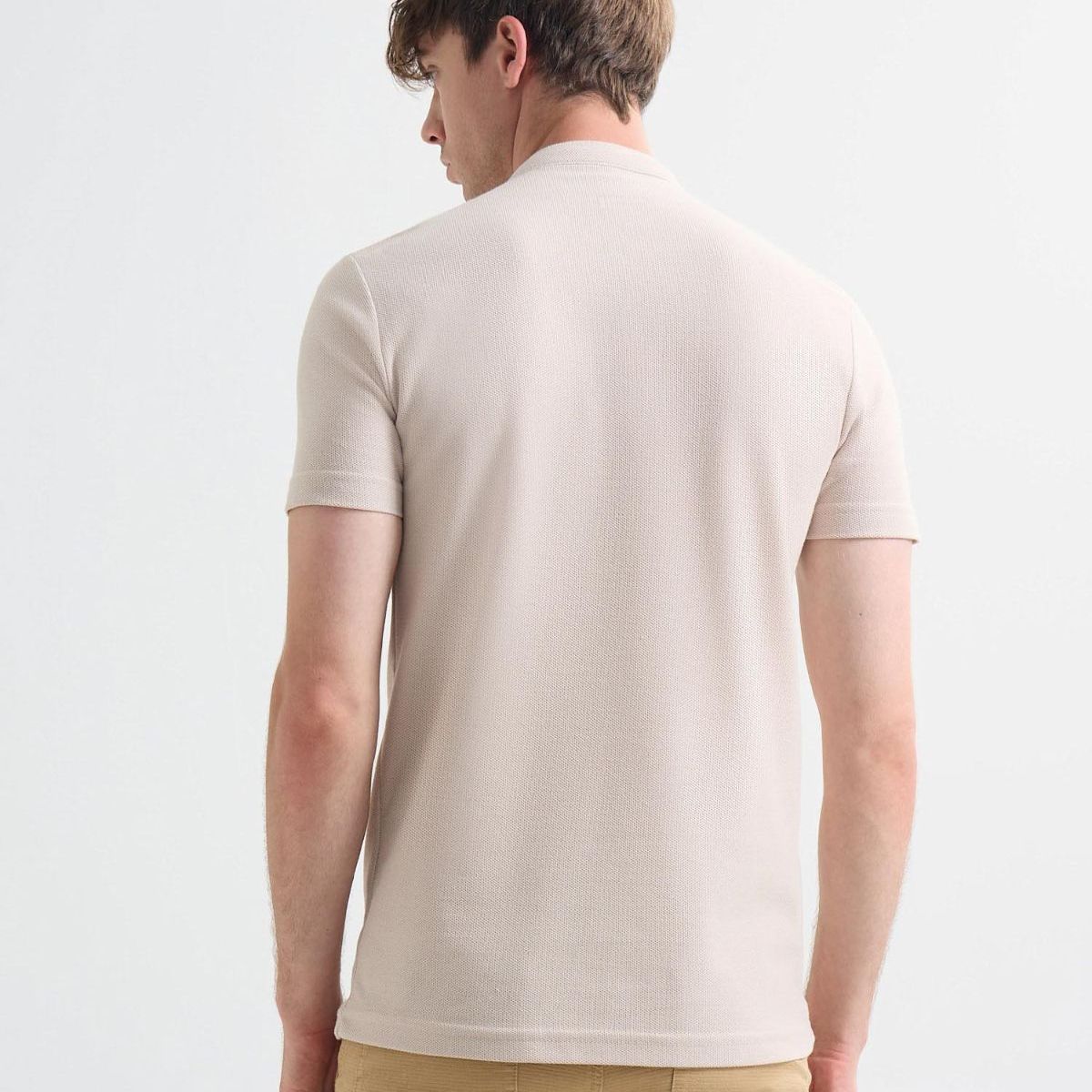 SEVEN SEVEN - Polo Para Hombre Cuello Mao  Color Gris Claro Marca Seven Seven #45110877