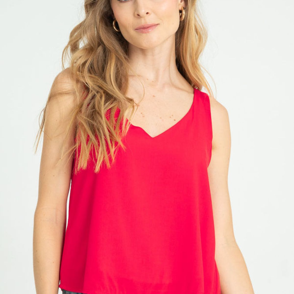RAGGED - Blusa mucura Rojo puro Ragged.