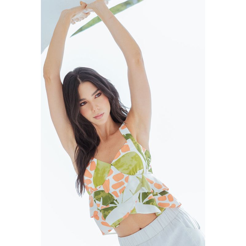 RAGGED - Blusa macondo Rosado salmon Ragged