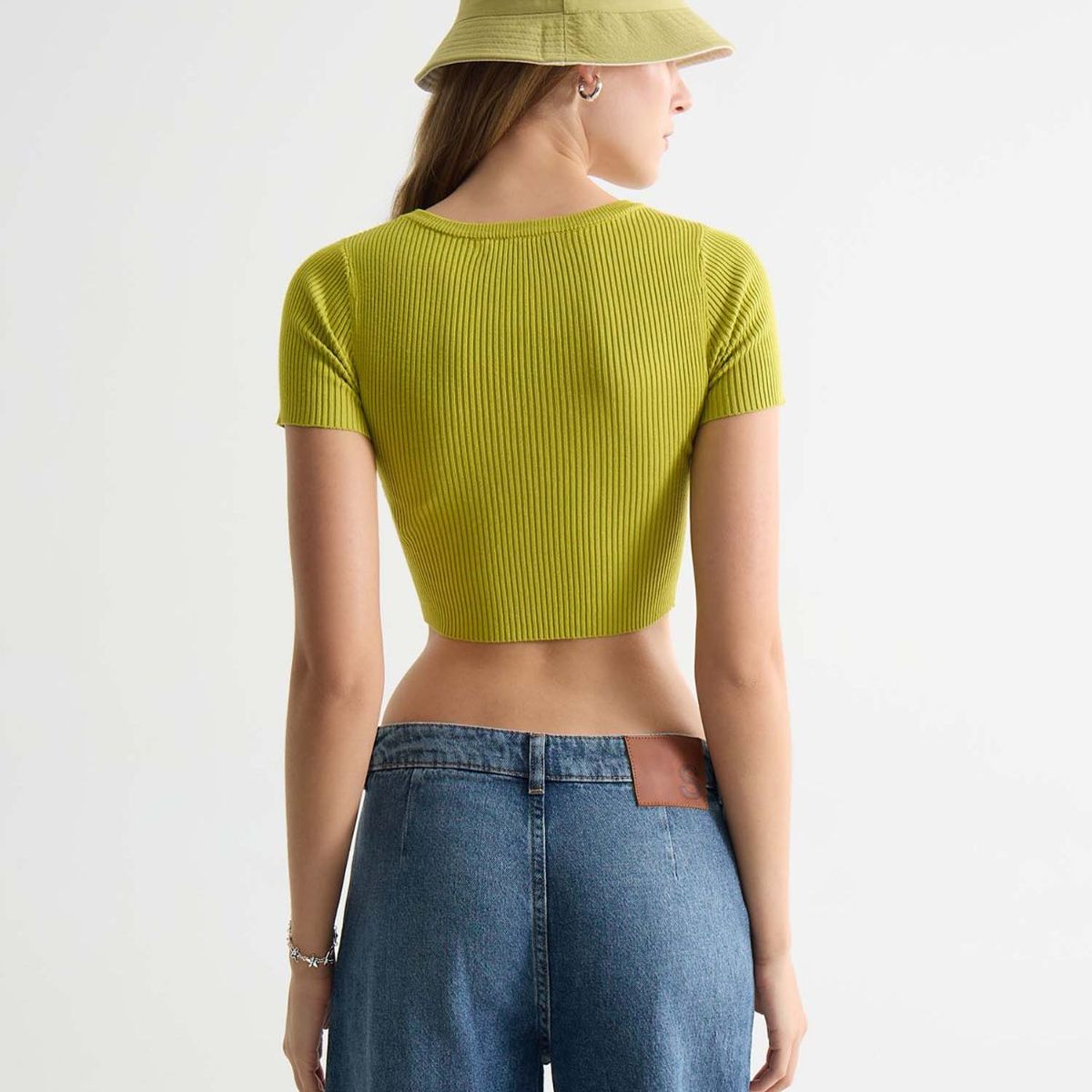 SEVEN SEVEN - Camiseta Para Mujer Manga Corta Color Verde Claro Marca Seven Seven #28096165