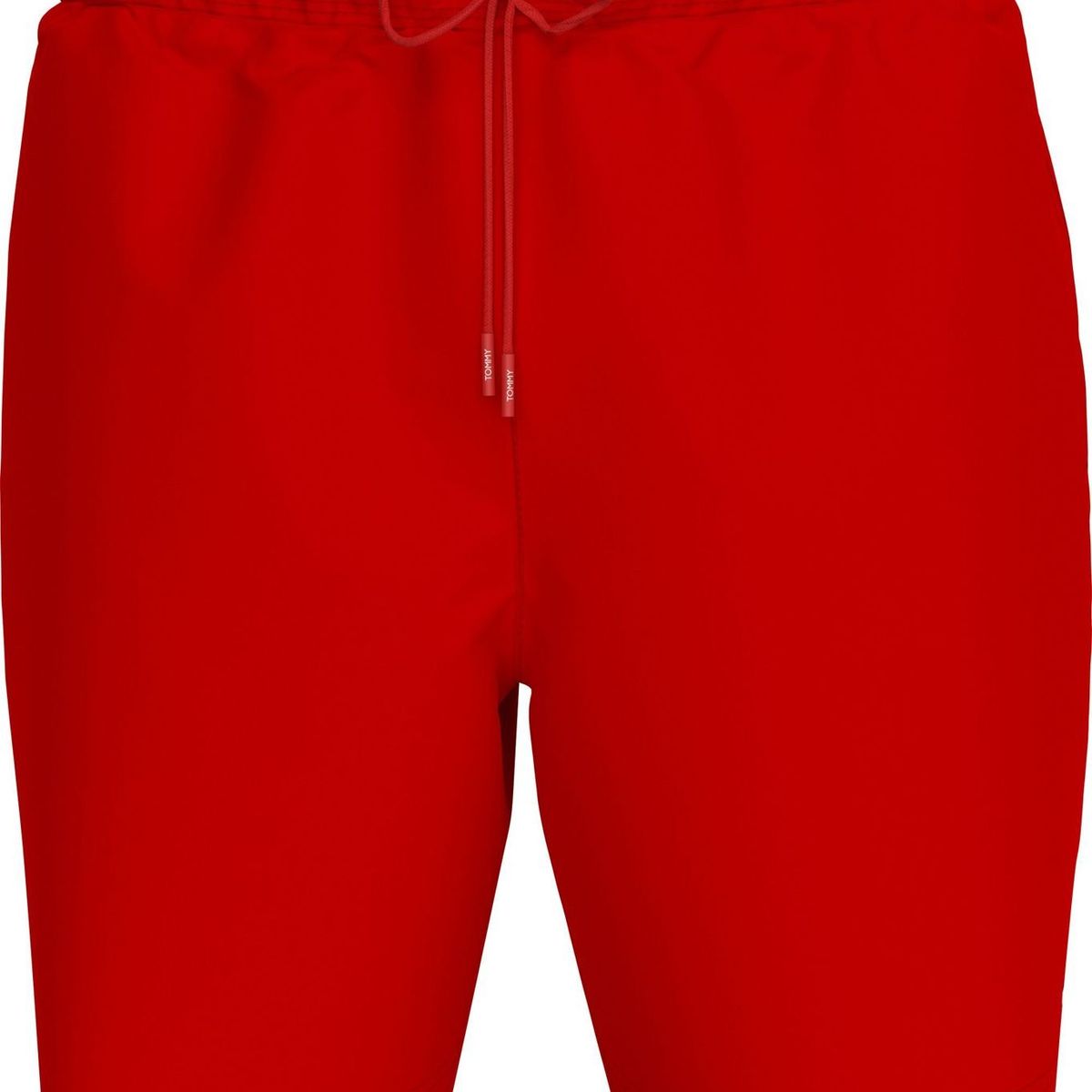 TOMMY HILFIGER - Pantaloneta de Baño Roja largo de nailon y cordón ajustable Tommy Hilfiger