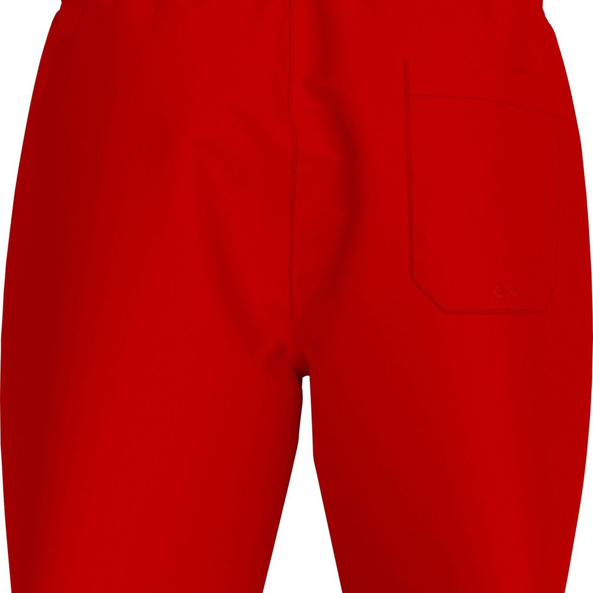 TOMMY HILFIGER - Pantaloneta de Baño Roja largo de nailon y cordón ajustable Tommy Hilfiger