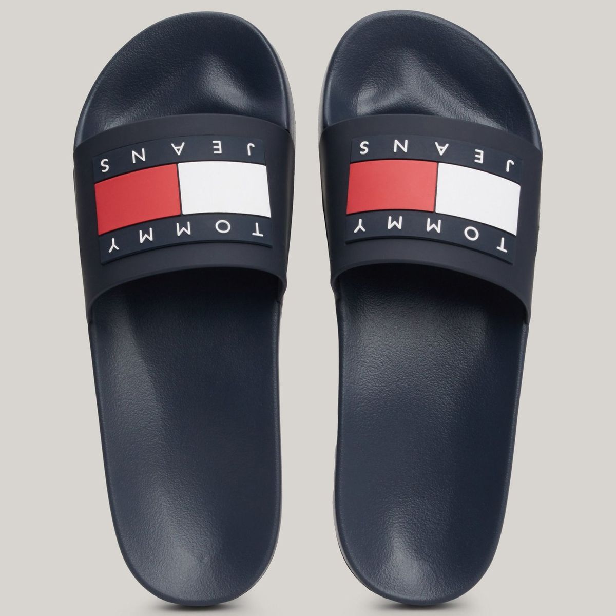 TOMMY HILFIGER - Sandalias azul con parche Essential Tommy Hilfiger