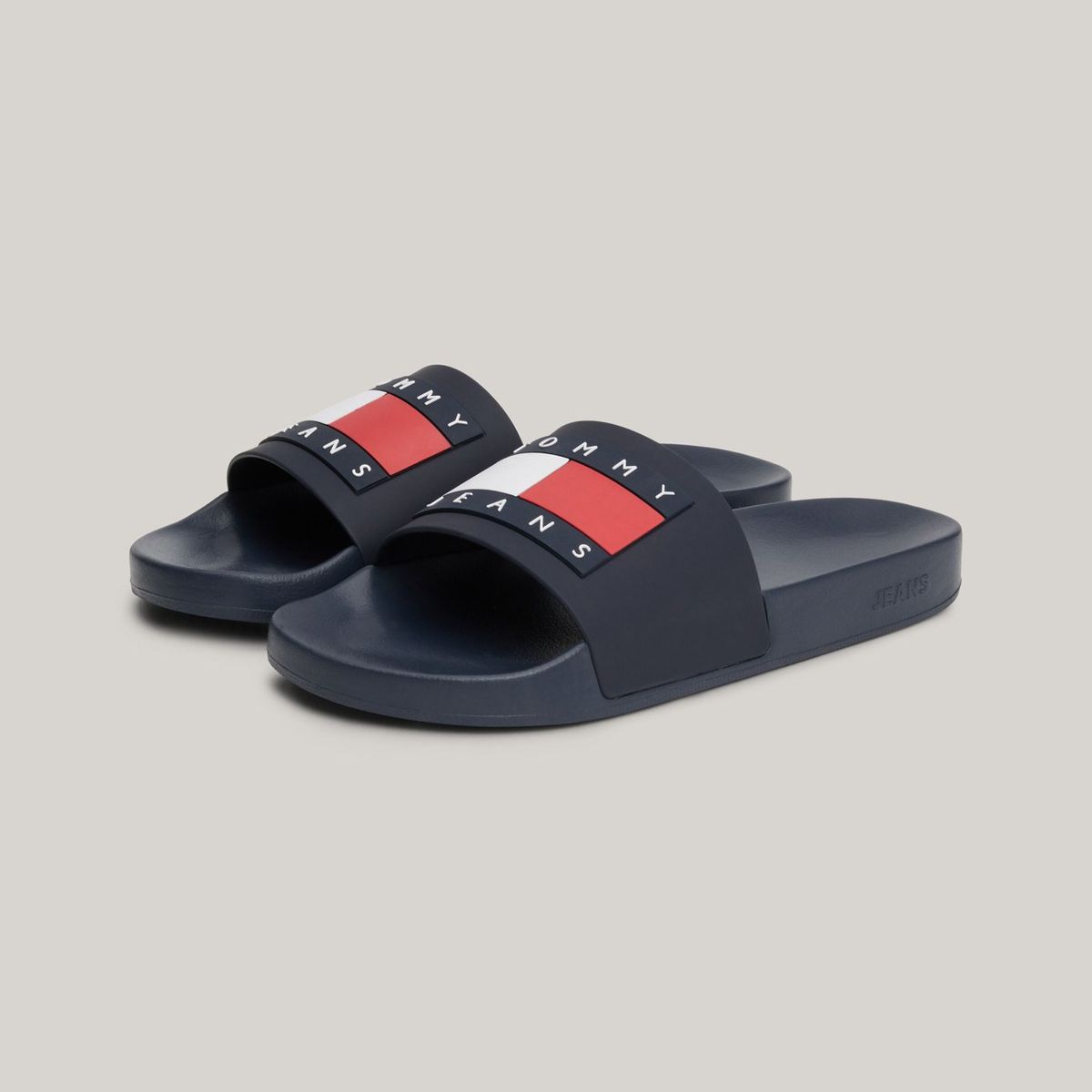 TOMMY HILFIGER - Sandalias azul con parche Essential Tommy Hilfiger
