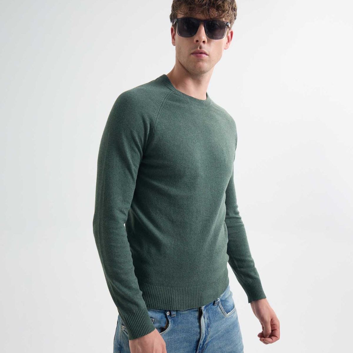 SEVEN SEVEN - Saco Para Hombre Cuello Redondo Color Verde Oscuro Marca Seven Seven #45330243