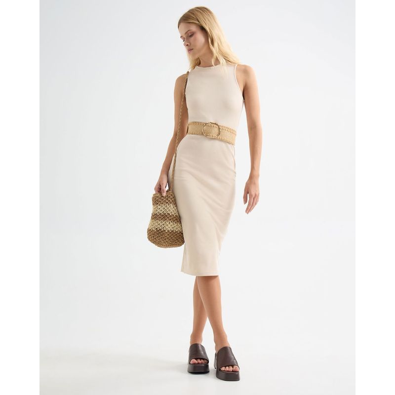 SEVEN SEVEN - Vestido Para Mujer M/Sisa Largo Color Beige Marca Seven Seven #28171374
