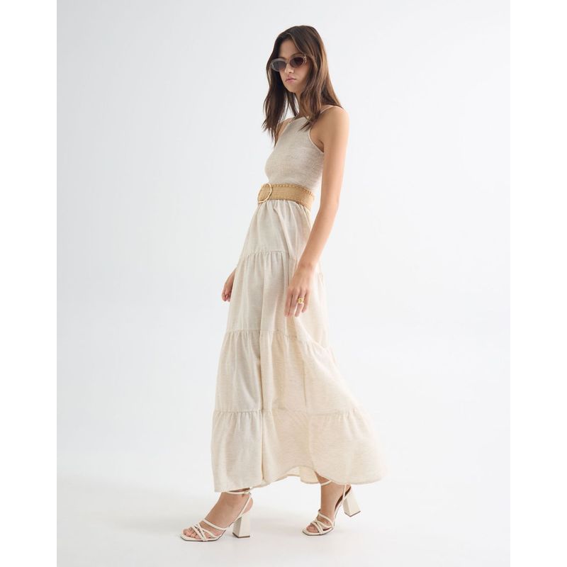 SEVEN SEVEN - Vestido Para Mujer M/Sisa Largo Color Marfil Marca Seven Seven #28171369