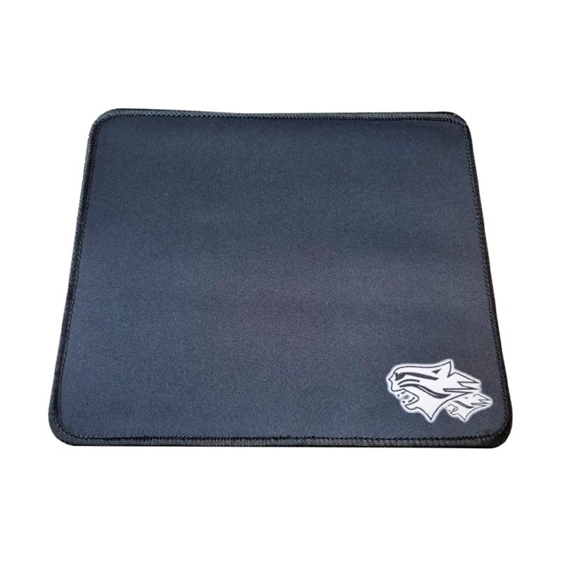 GENERICO - Pad mouse cuadrado Negro  Antideslizante 21x21cm