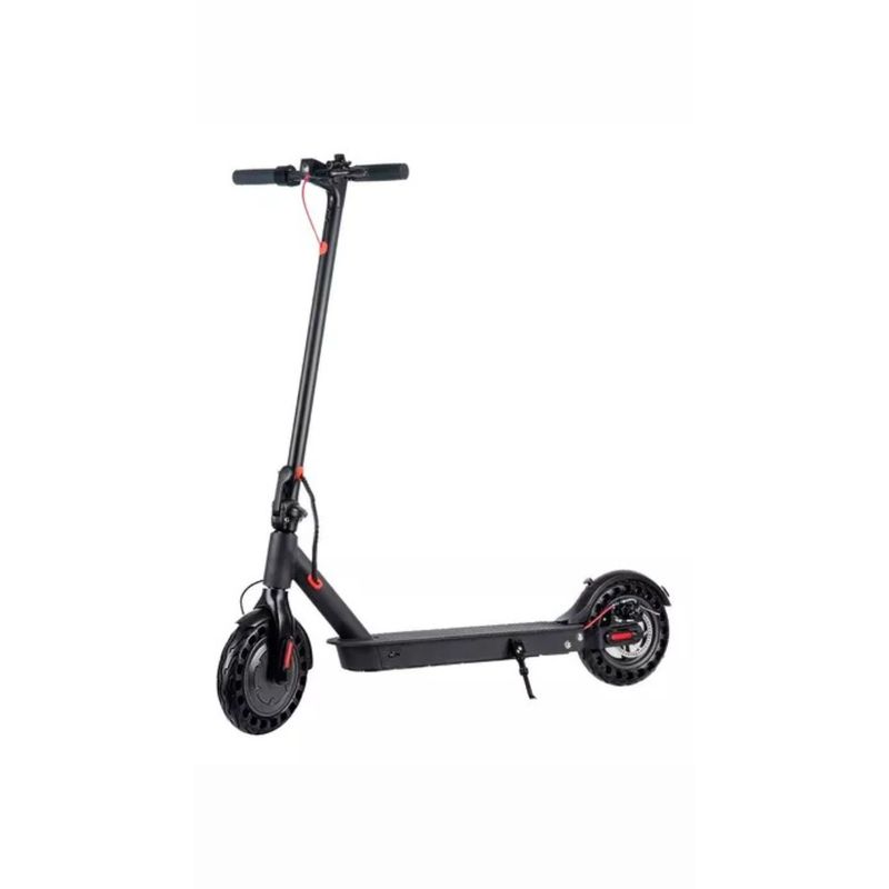 GENERICO - Scooter Electrica Recargable Plegable Negra 350w Con GPS
