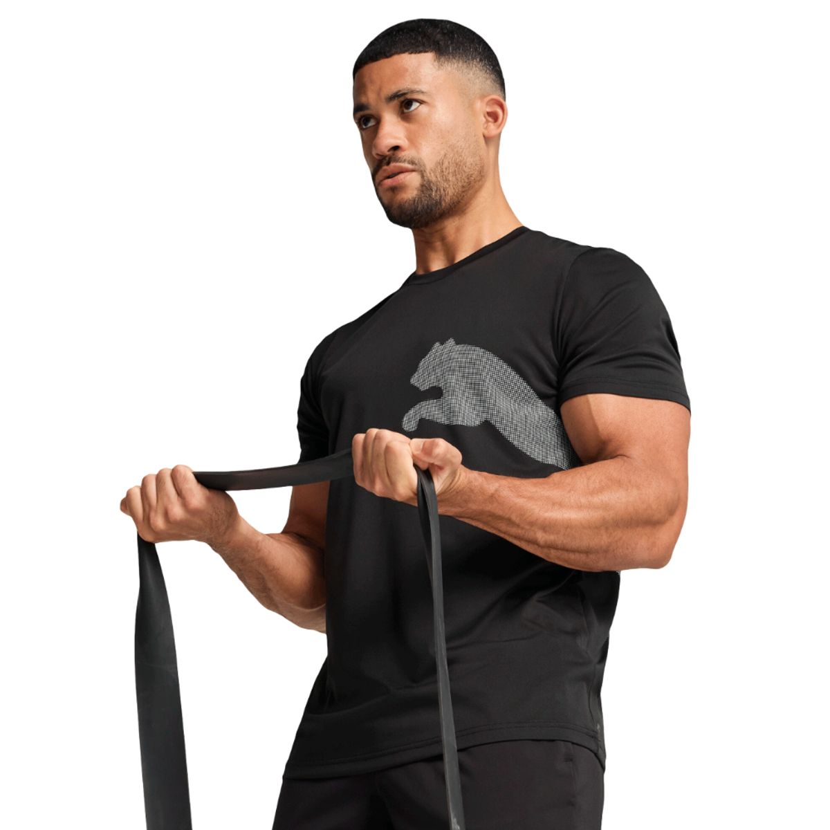 PUMA - Camiseta Puma Entrenamiento Train All Day Hombre-Negro