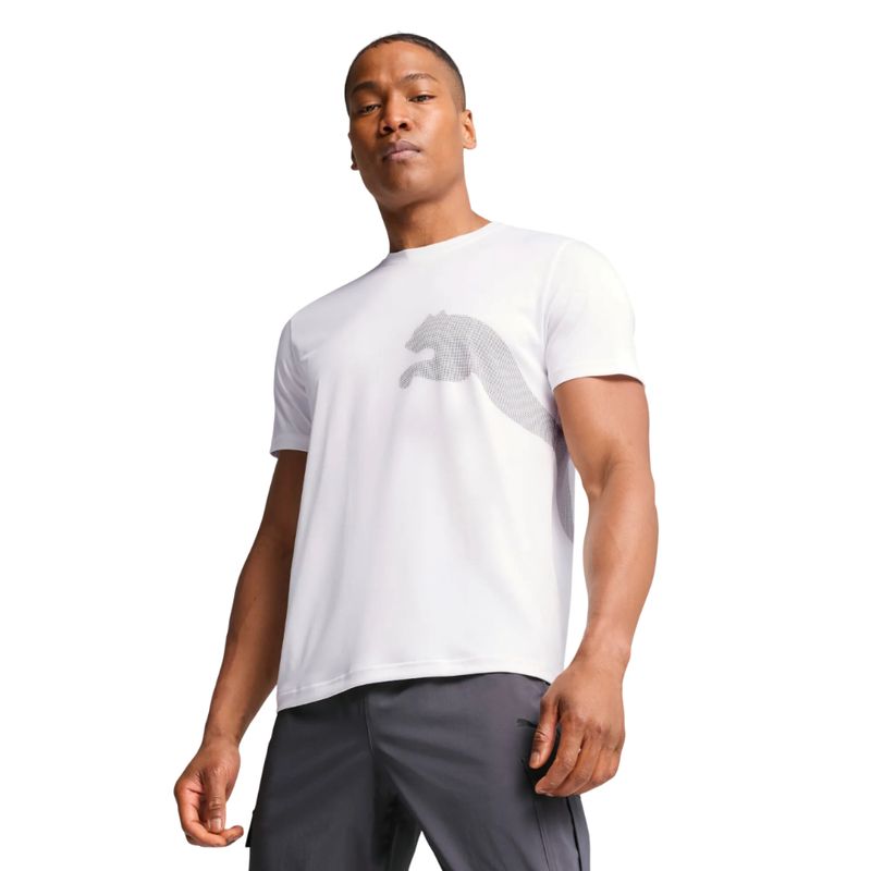 PUMA - Camiseta Puma Entrenamiento Train All Day Hombre-Blanco