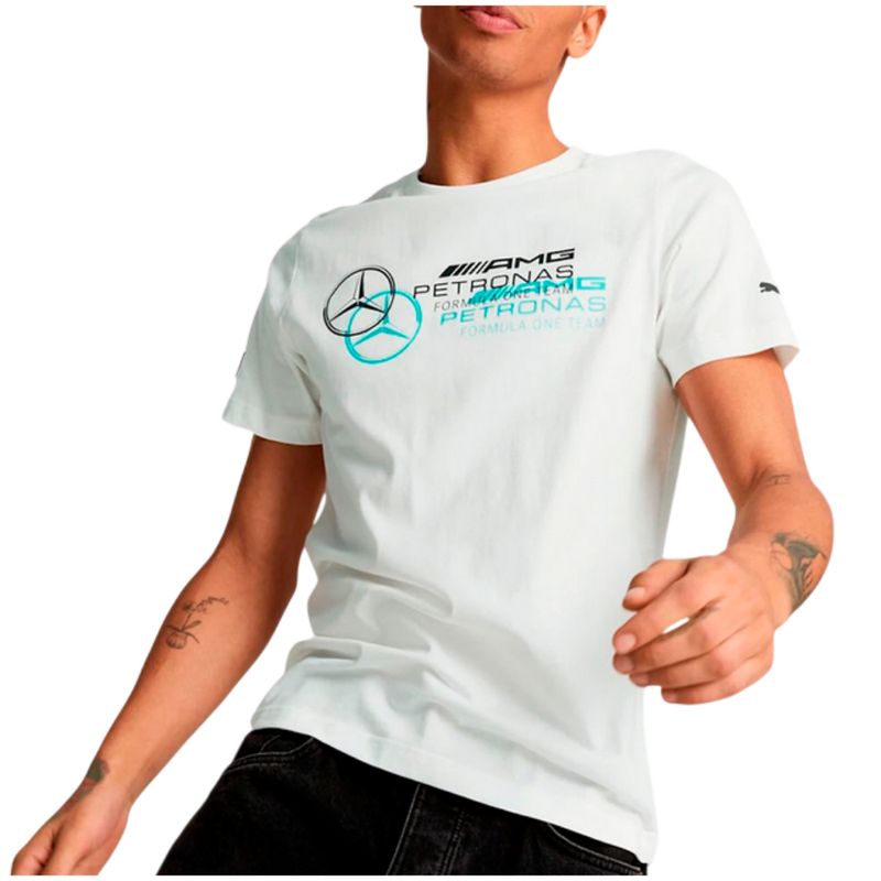 PUMA - Camiseta Puma Mercedes-Amg Petronas Motorsport Hombre-Blanco