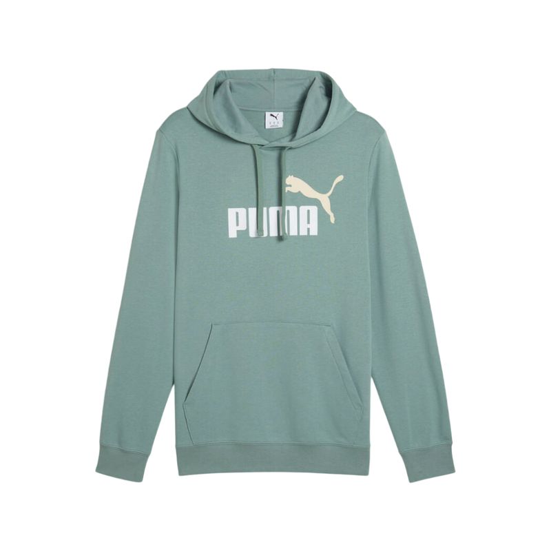 PUMA - Hoodie Puma Ess 2 No. 1 Hombre-Verde