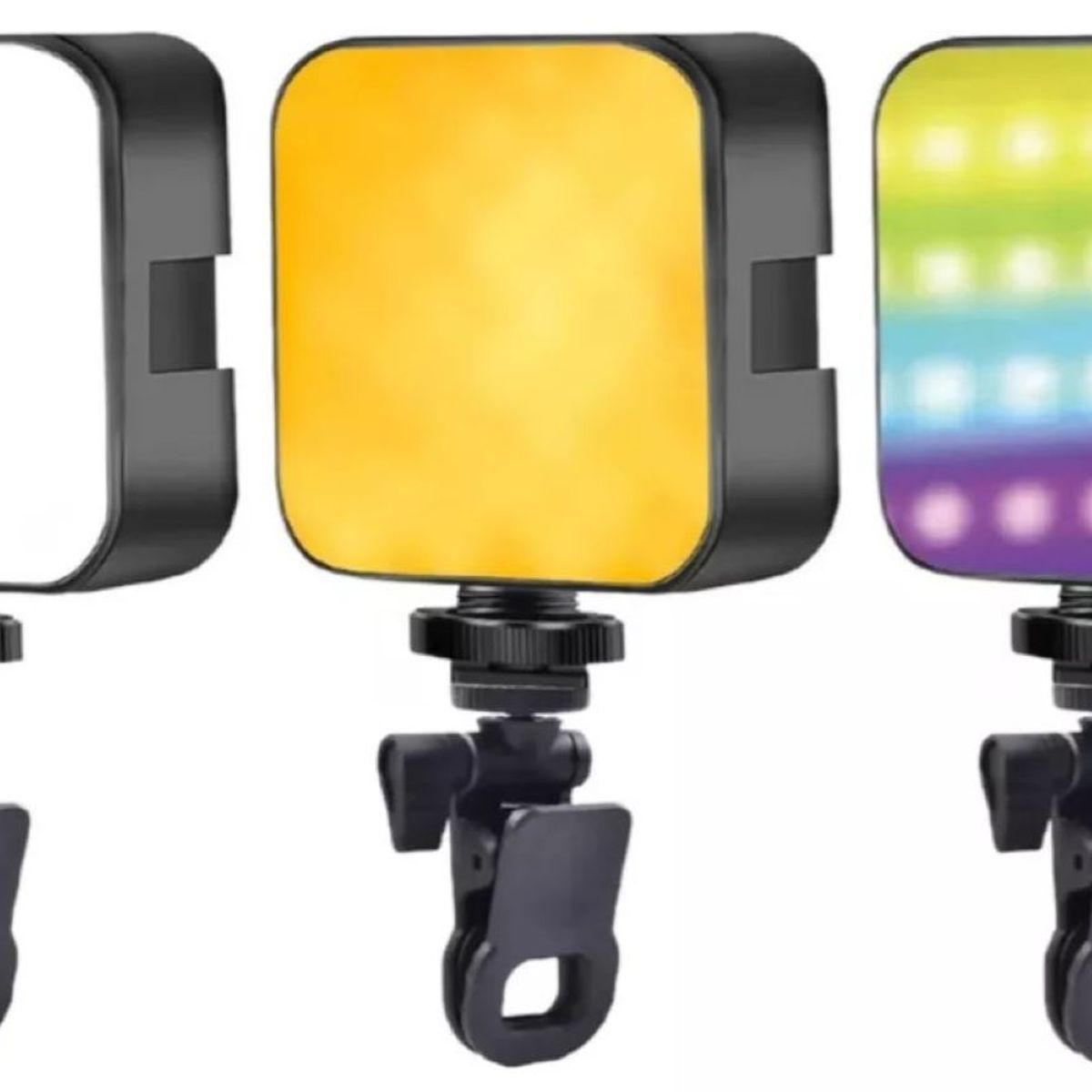 ZHOPI CO - Luz Led Celular Camara Video RGB Portable Spot Recargable