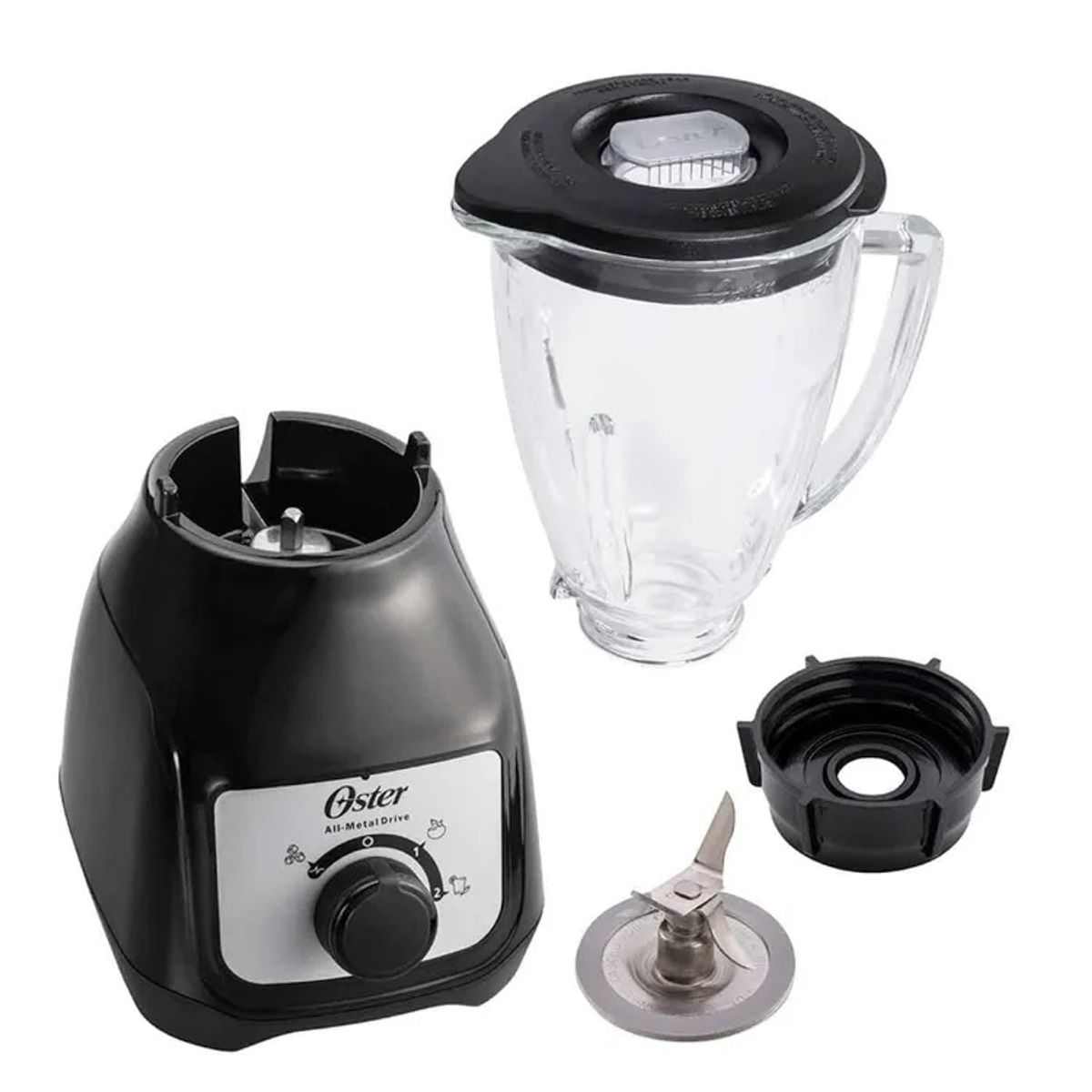 OSTER - Licuadora OSTER BLSTKAGBRD 2 Velocidades, 800 W, 1.25 Lt, Negro.