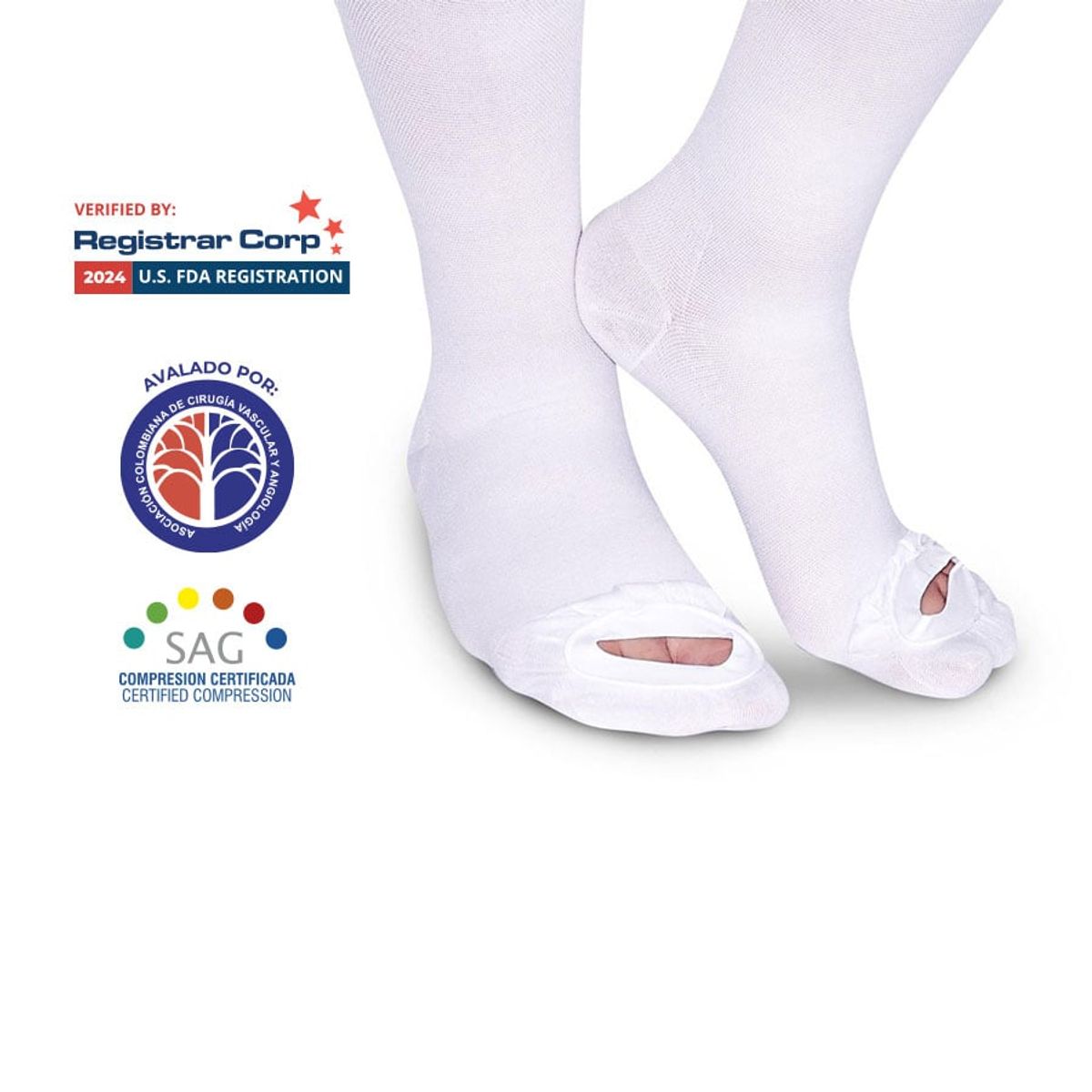 MEDI VARIC - MEDIAS MEDICADAS COMPRESION ANTIEMBOLICA 18-23 MMHG