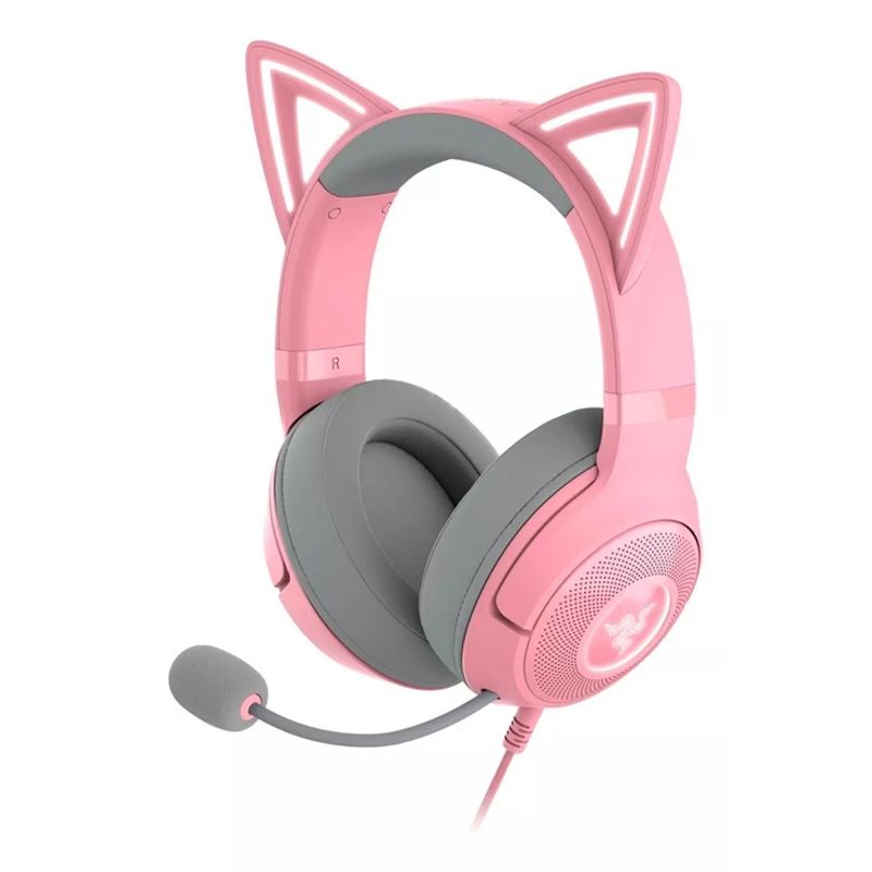 RAZER - Audifonos Gamer Razer Kraken Kitty V2 Rosados con Orejitas