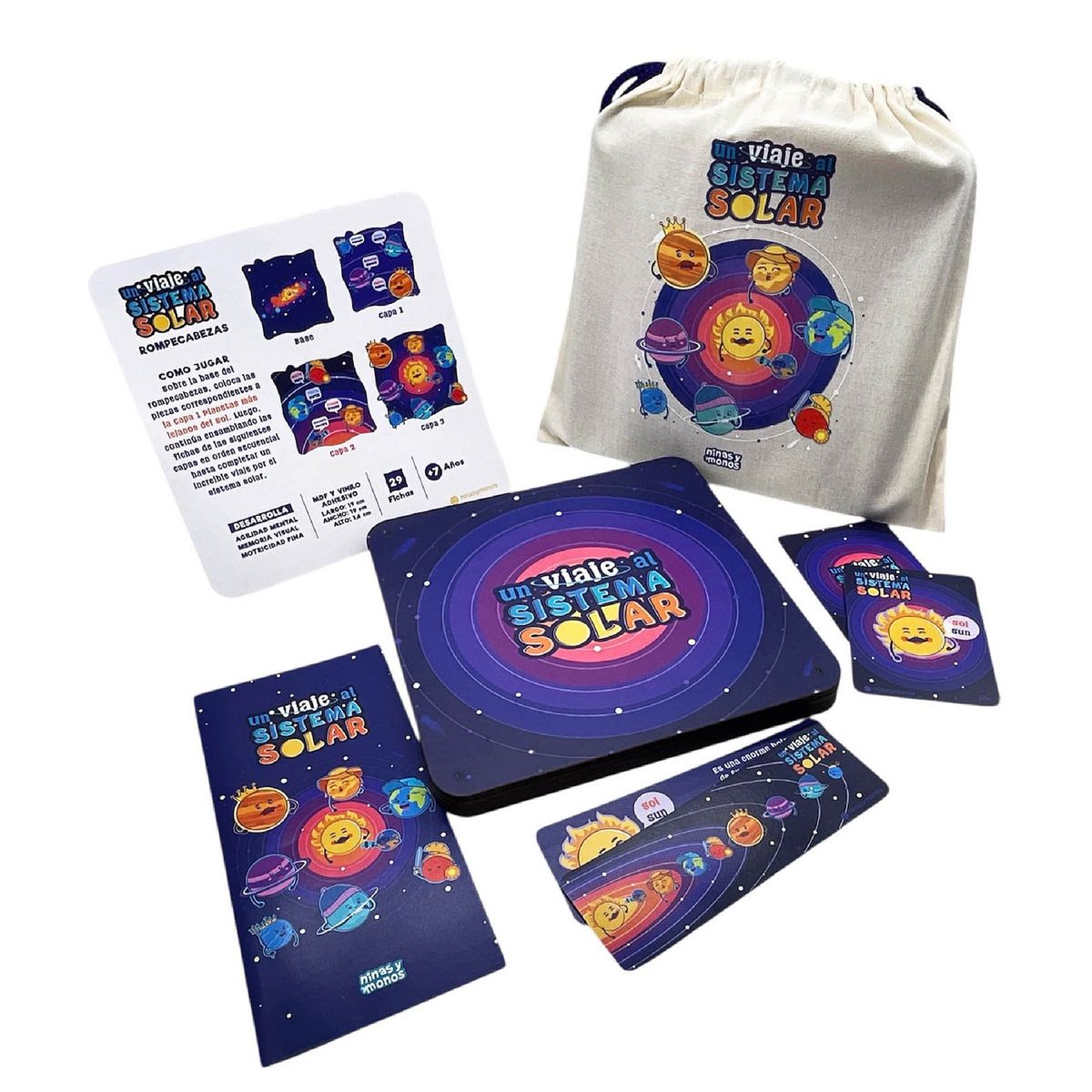 FUN FACTORY - Rompecabezas en capas  Un viaje a el sistema solar