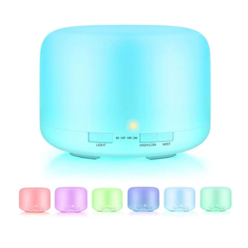 AROMA - Humidificador difusor de aromas eléctrico Masmello aromaterapia 500ml