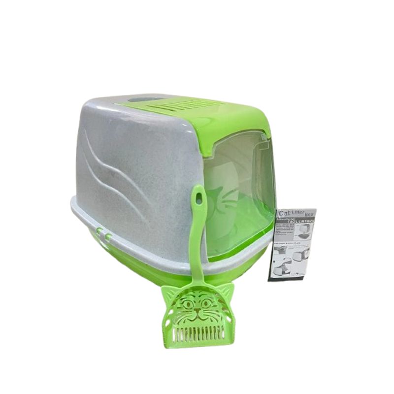 PETS ACCESORIOS - Arenera Pocket Cat Verde