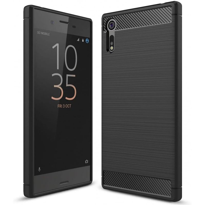 GENERICO - Funda Tipo Carbono Fiber Para SONY XPERIA XZ  /  XZS