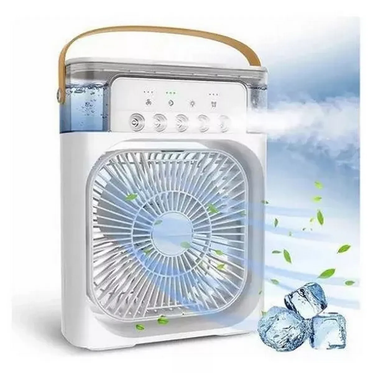 DAYOSHOP - Ventilador Enfriador Portátil Climatizador Humidificador Usb