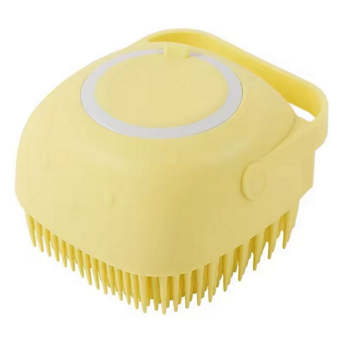DAYOSHOP - Cepillo Masajeador Silicona Ducha Con Dispensador Shampoo