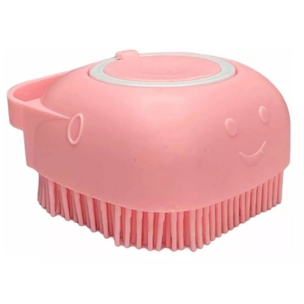 DAYOSHOP - Cepillo Masajeador Silicona Ducha Con Dispensador Shampoo