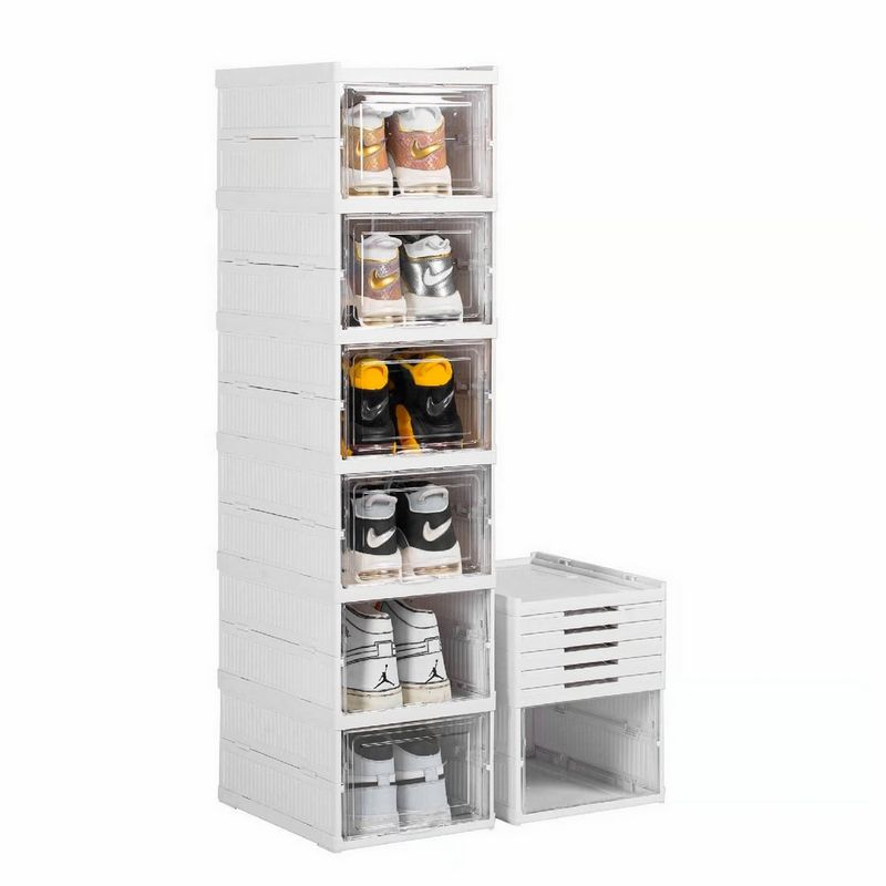 DAYOSHOP - Zapatero Organizador Plegable X6 Almacenamientos Exhibición