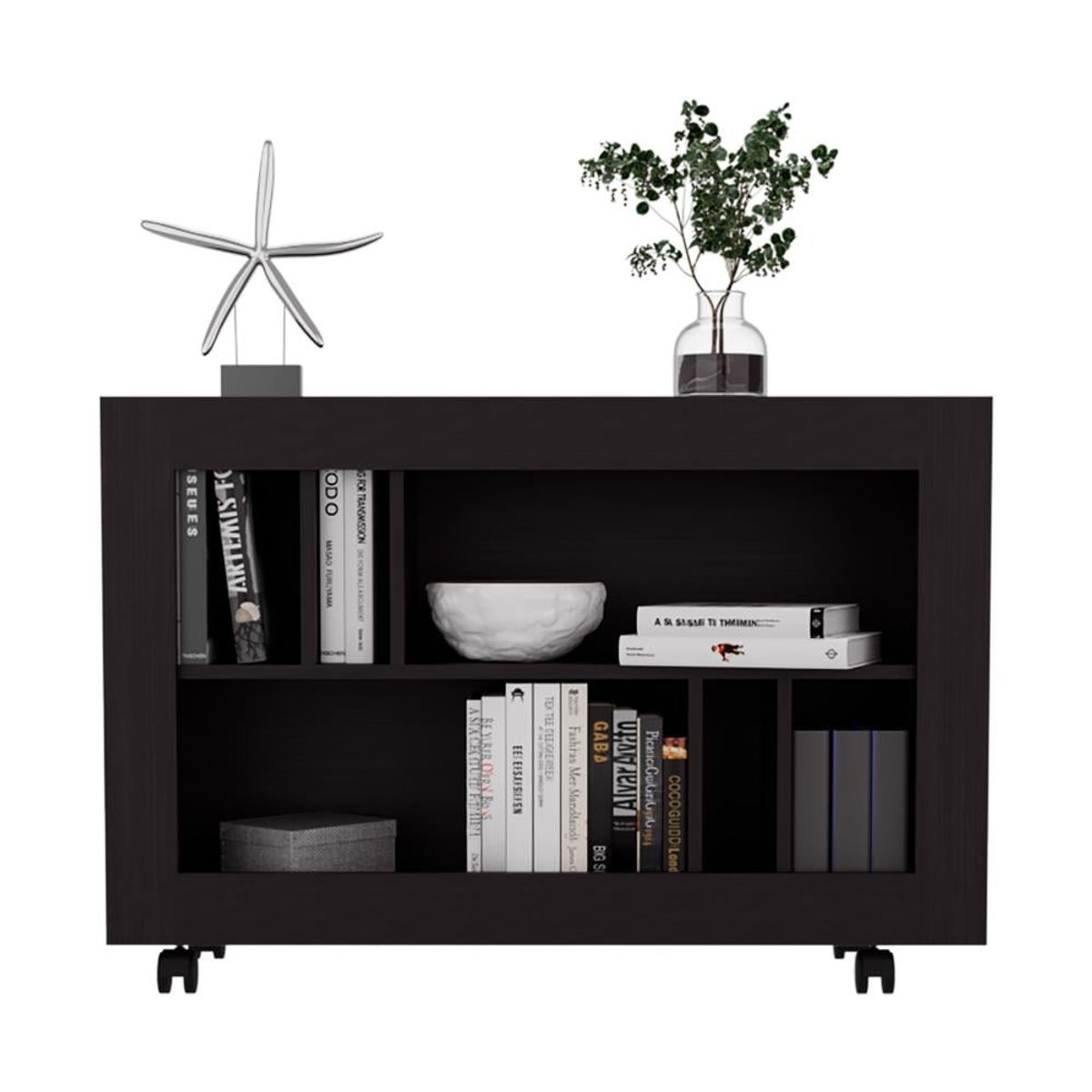 RTA DESIGN - Mesa Auxiliar Jorge Wengue con  espacio para guardar objetos como libros y decoracion ZF_.