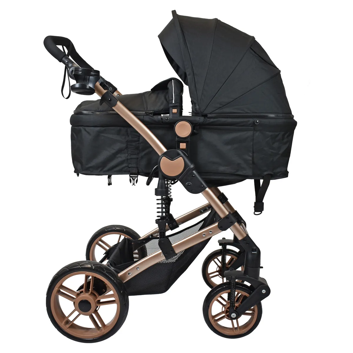 HAPPY BABY - Coche Bebe Travel system Gadi Happy Baby Negro
