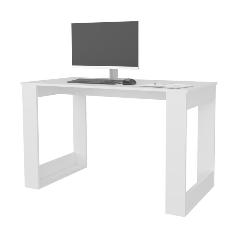 RTA DESIGN - Escritorio Elora Blanco Ideal Para Espacios de Trabajo ZF