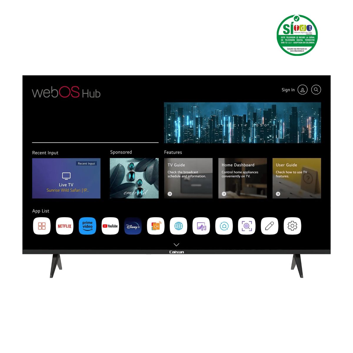 CAIXUN - Televisor Caixun 40 Pulgadas Smart Tv LED C40VAFW