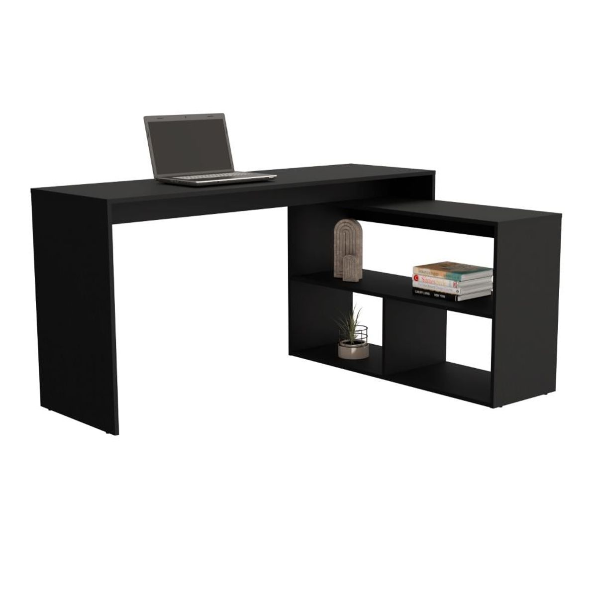 RTA DESIGN - Escritorio Axis Eco Wengue con amplio espacio de trabajo