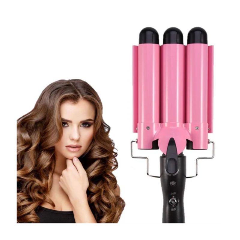 PRO - Pinza Ondulador Rizador Plancha De Cabello Ondas De Sirena