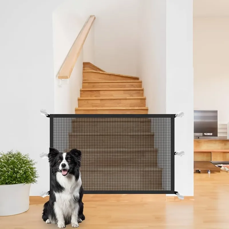 GENERICO - Puerta Para Perros Mascotas Y Bebes Malla Interior