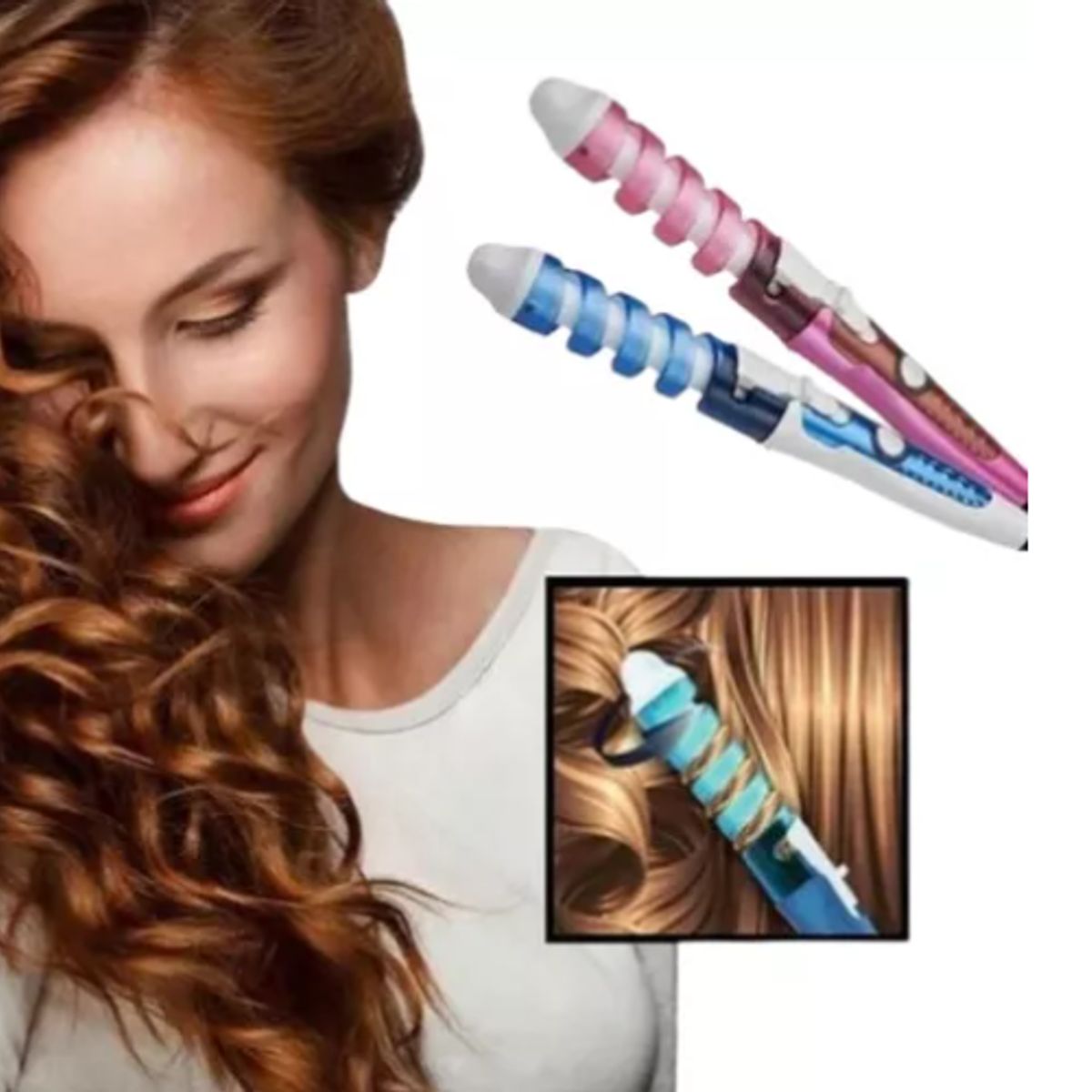 NOVA - Pinza Rizador Encrespador Ondulador Curl Espiral Nova