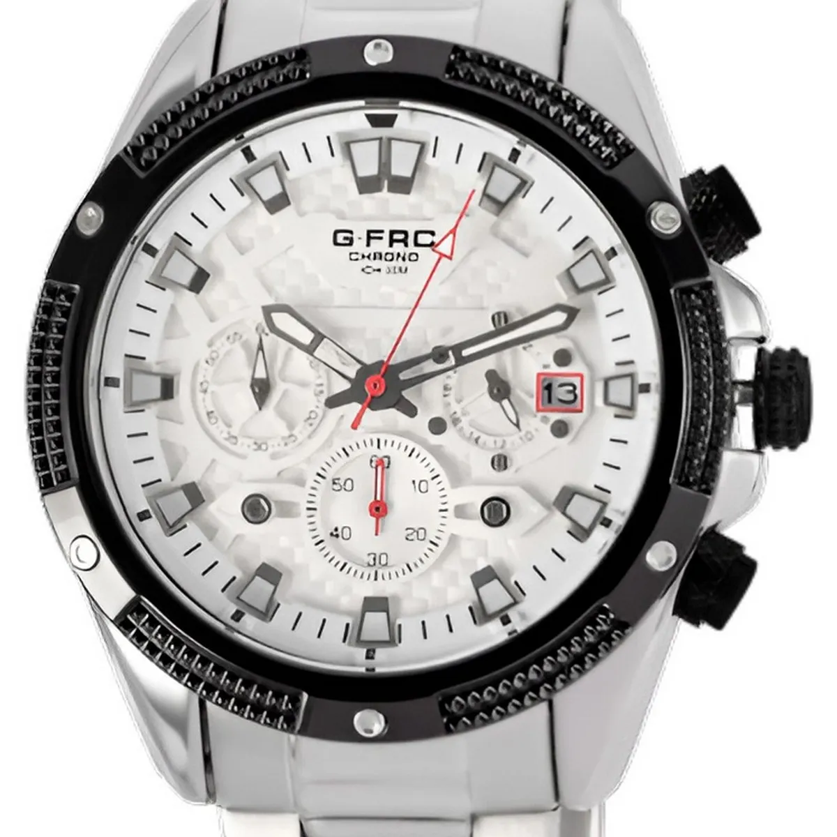 GFORCE - Reloj G-force Gf8021 Cronografo Funcional Acero + Estuche