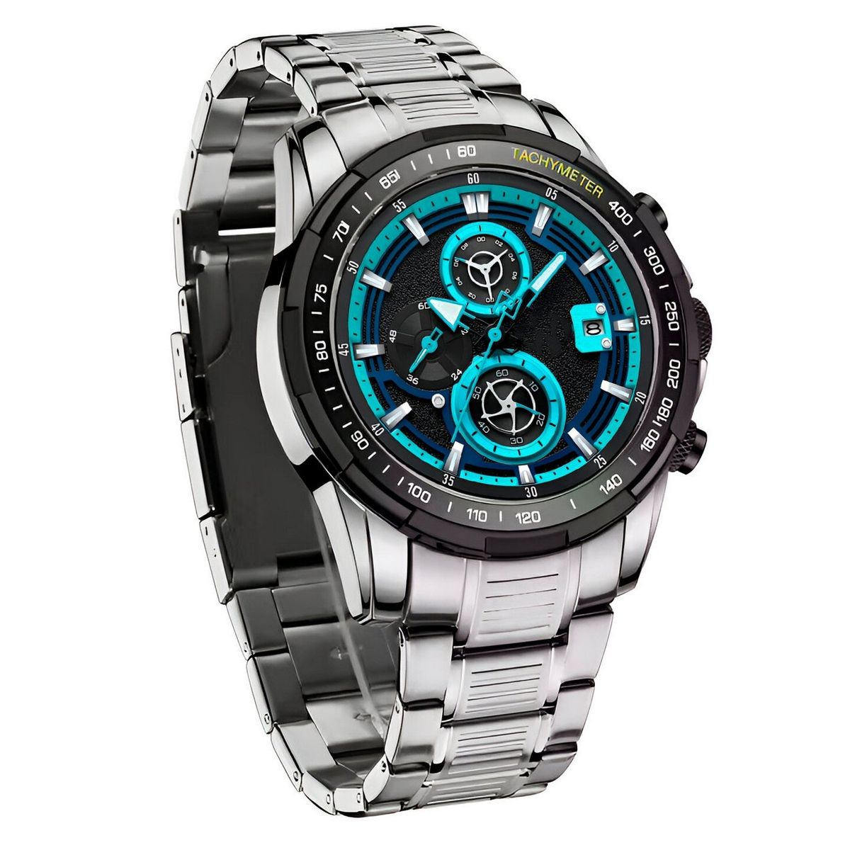 GFORCE - Reloj G-force Gf8033 Cronografo Funcional Acero + Estuche