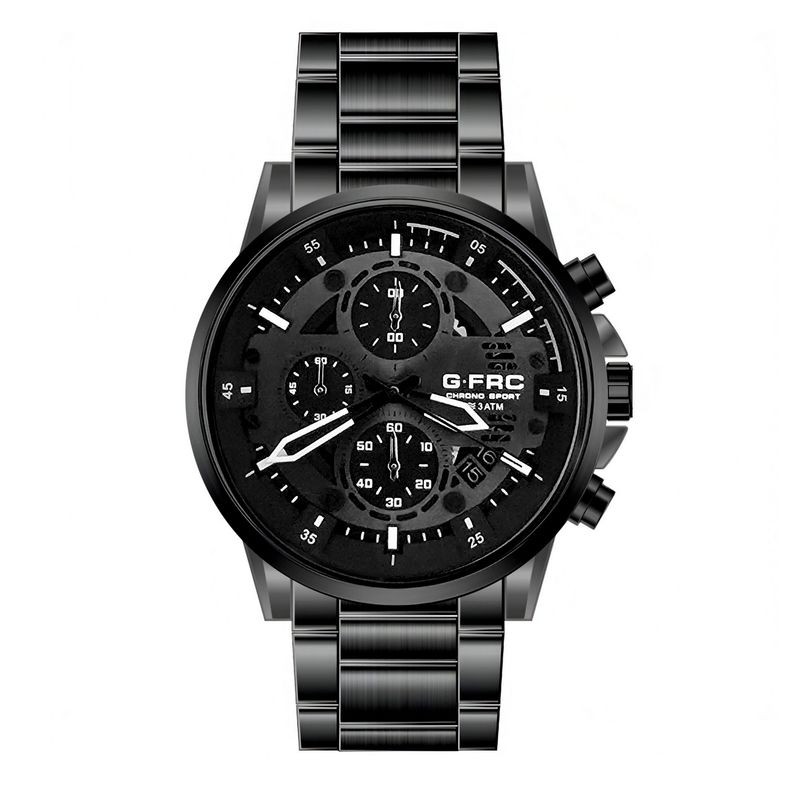 GFORCE - Reloj G-force H4230g Cronografo Funcional Acero + Estuche