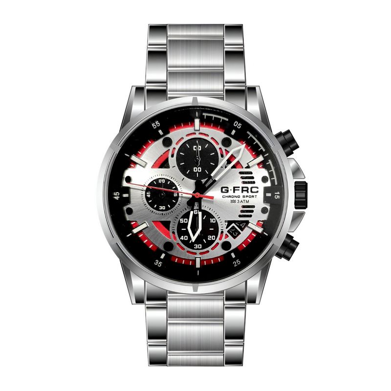GFORCE - Reloj G-force H4230g Cronografo Funcional Acero + Estuche