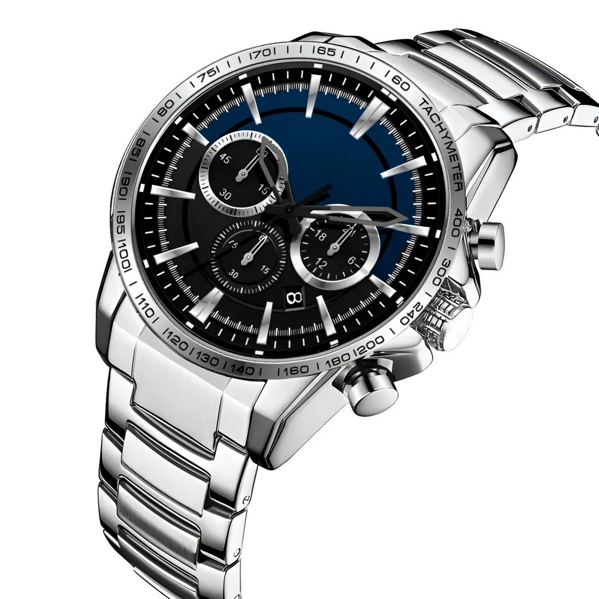 GFORCE - Reloj G-force H4231g Cronografo Funcional Acero + Estuche