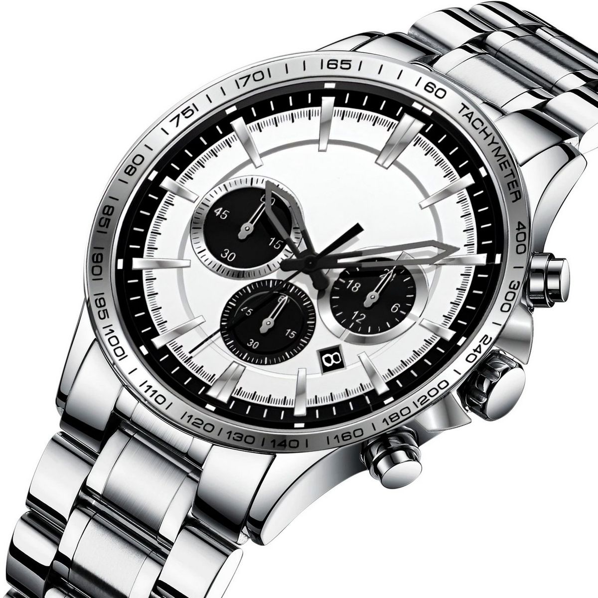 GFORCE - Reloj G-force H4231g Cronografo Funcional Acero + Estuche