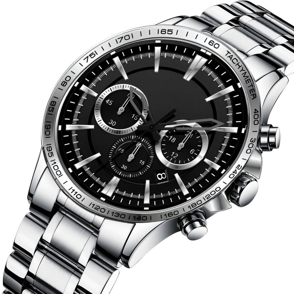GFORCE - Reloj G-force H4231g Cronografo Funcional Acero + Estuche