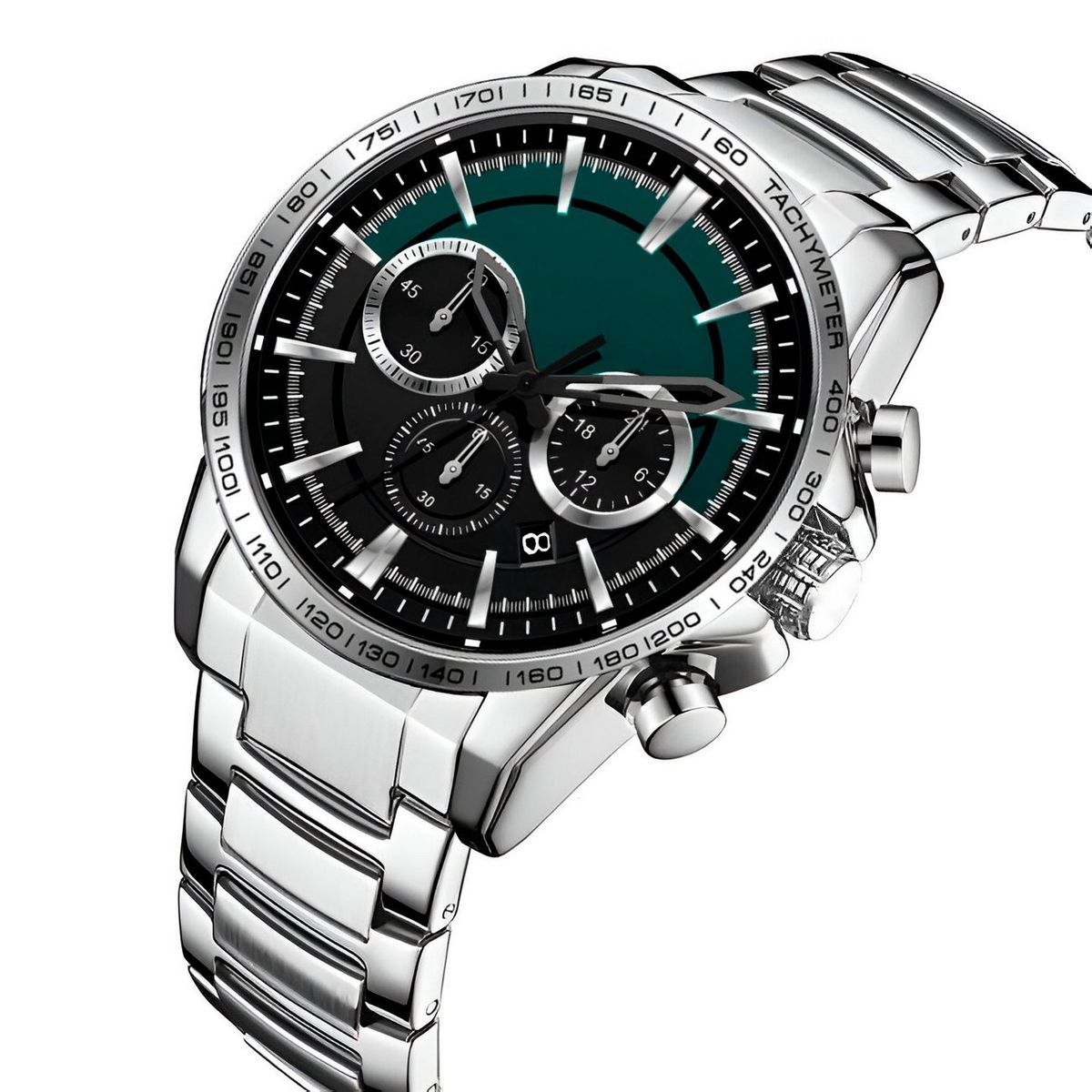 GFORCE - Reloj G-force H4231g Cronografo Funcional Acero + Estuche